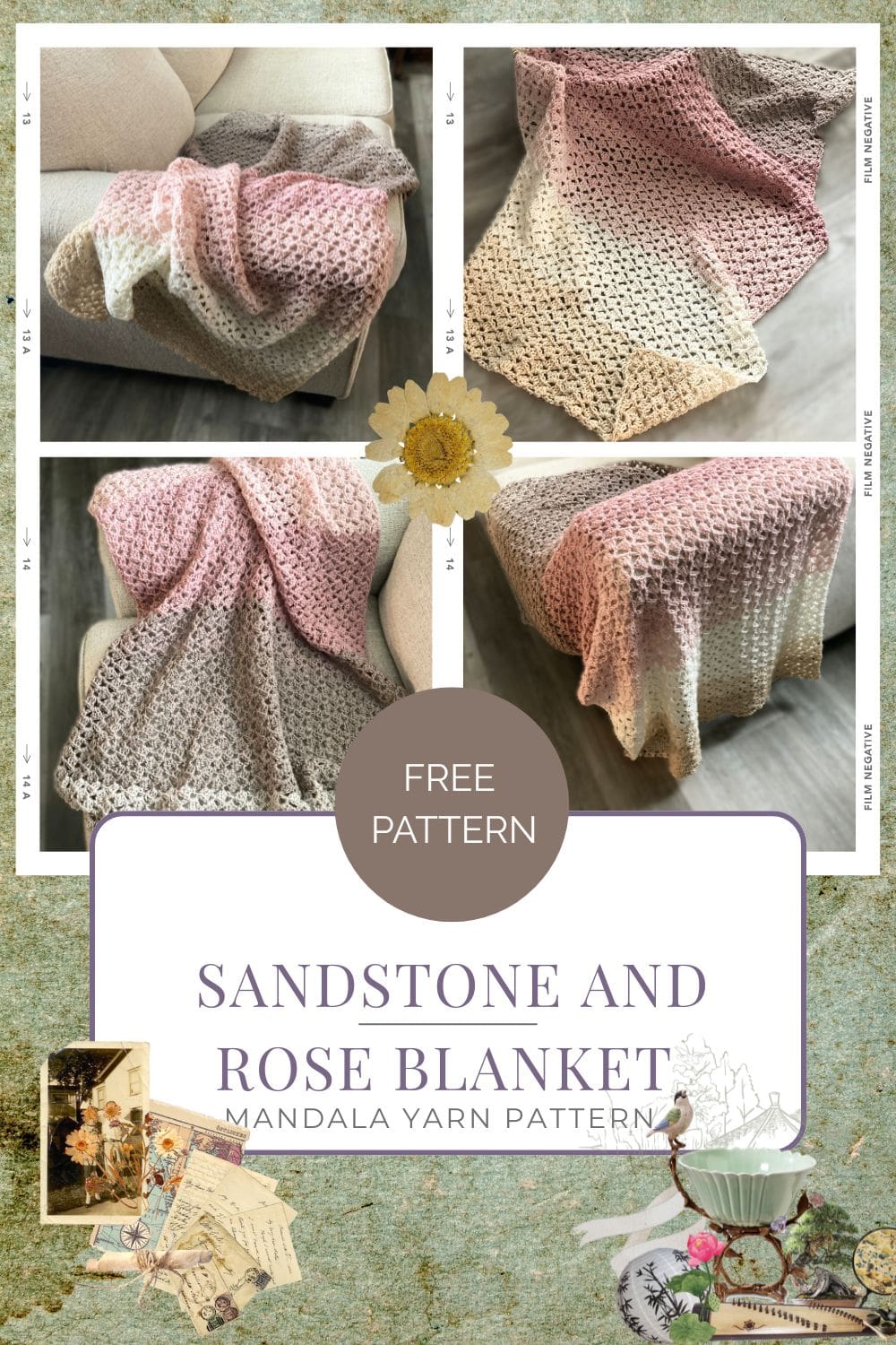 Sandstone and Rose Blanket Photos