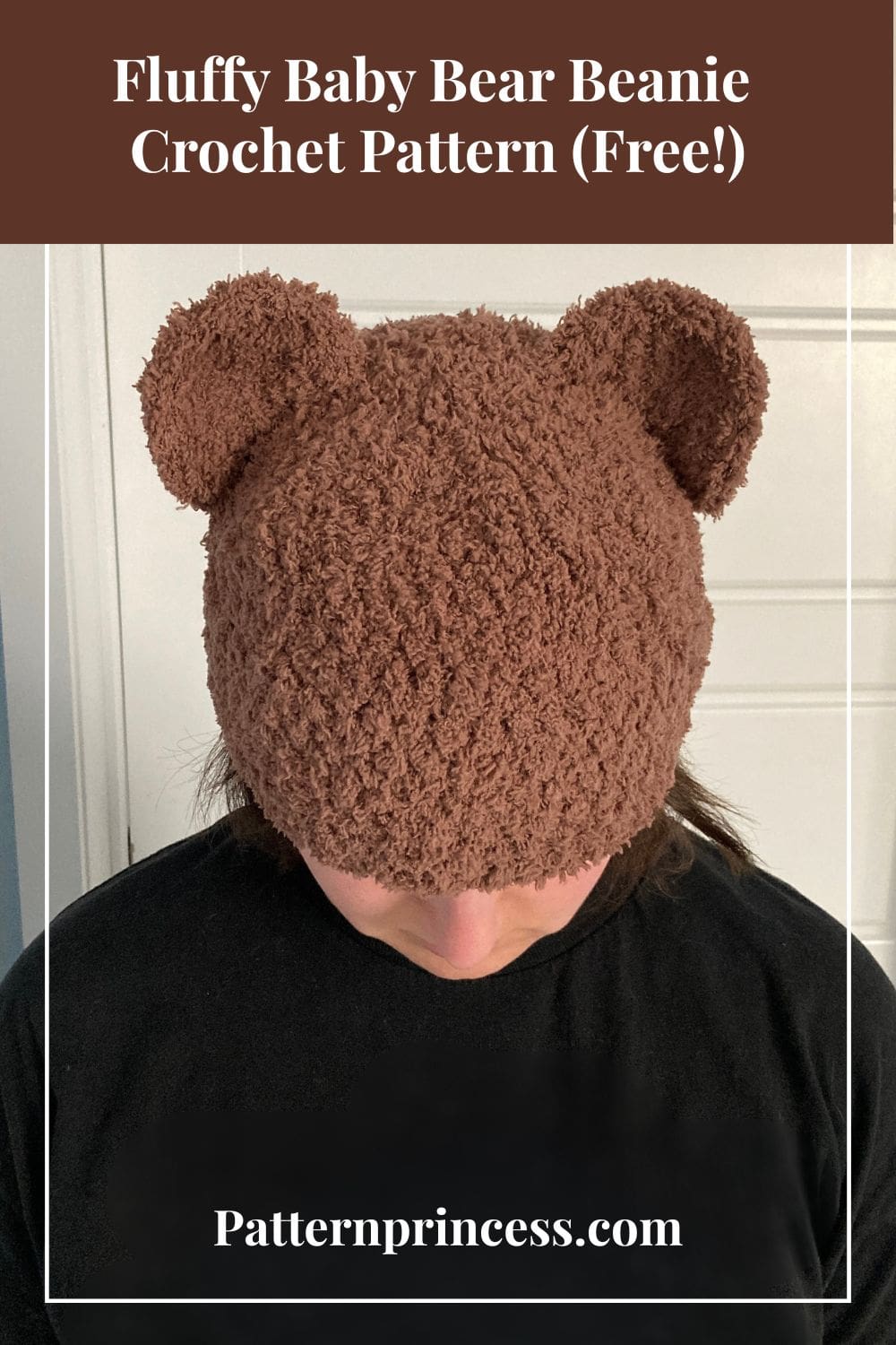 Fluffy Baby Bear Beanie Crochet Pattern (Free!)