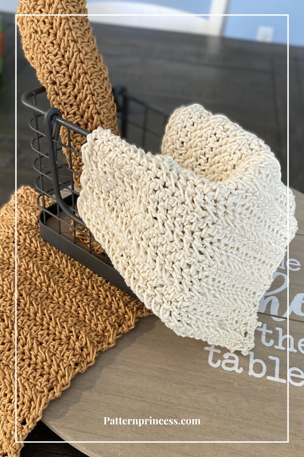 Crochet Farmhouse Style Washcloth