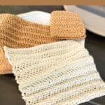 Easy Textured Crochet Dishcloth Free Pattern