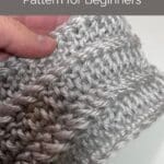 Slanted Ridge Stitch Crochet Pattern for Beginners