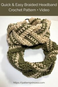 Quick & Easy Braided Headband Crochet Pattern + Video