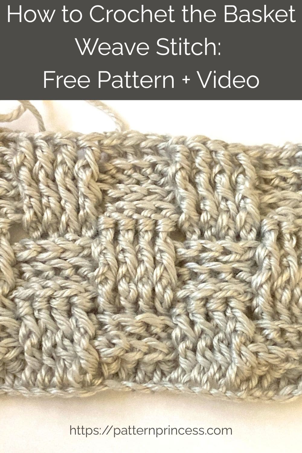 How to Crochet the Basket Weave Stitch Free Pattern + Video