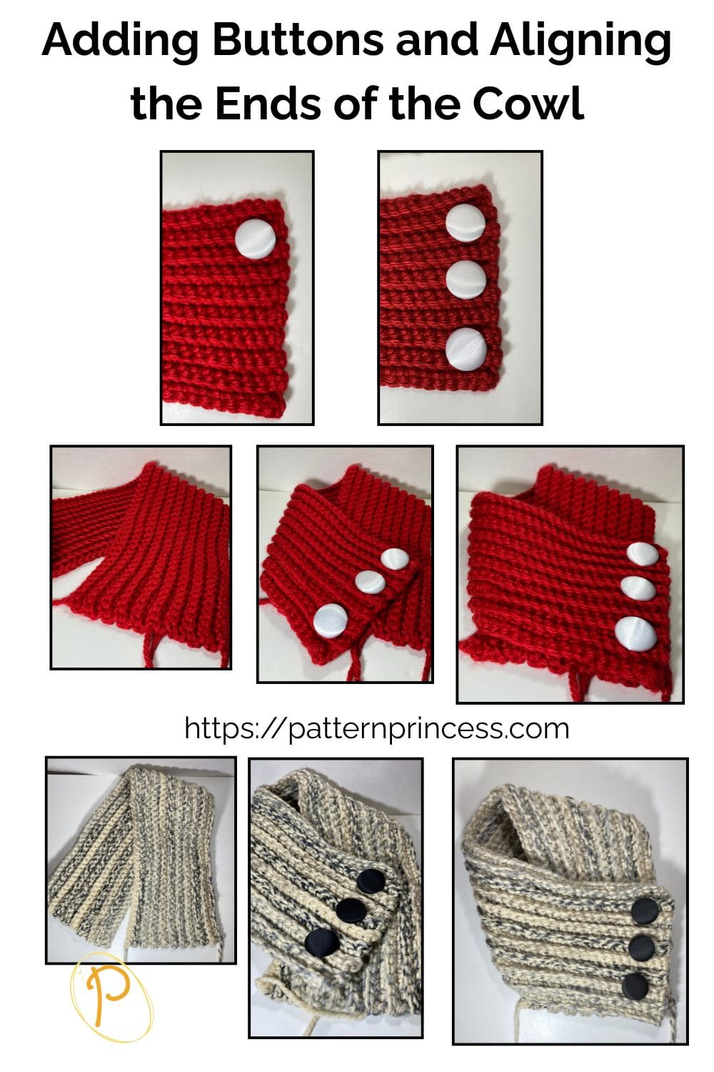 Adding Buttons and Aligning the Ends of the Cowl