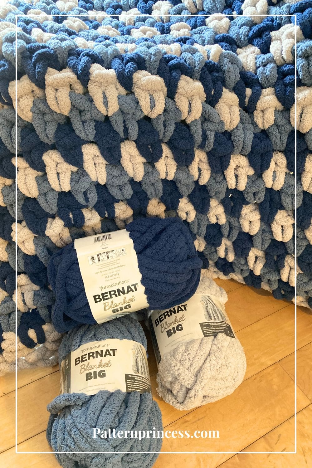 Bernat Blanket Big jumbo-weight yarn blanket