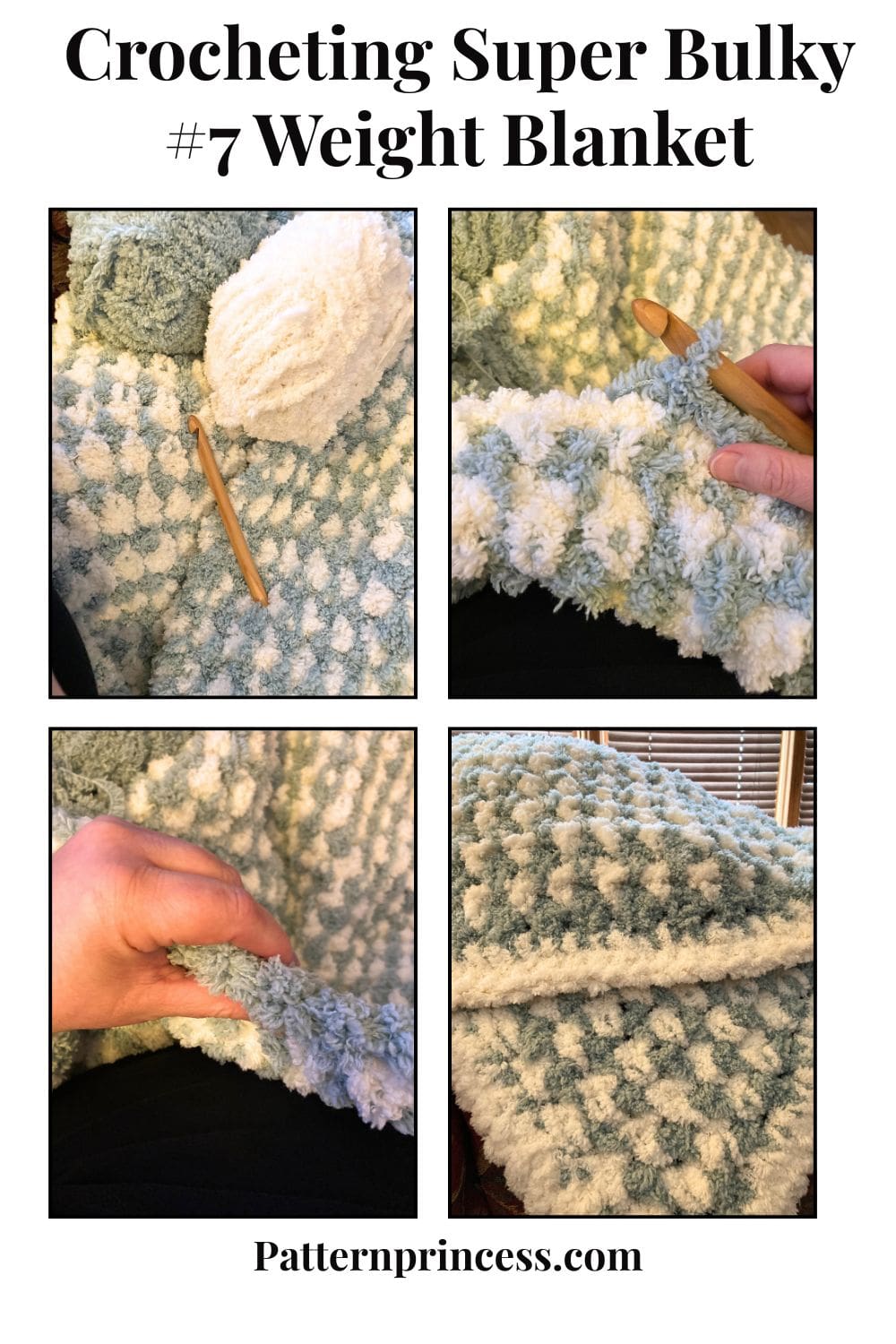 Crocheting Super Bulky #7 Weight Blanket