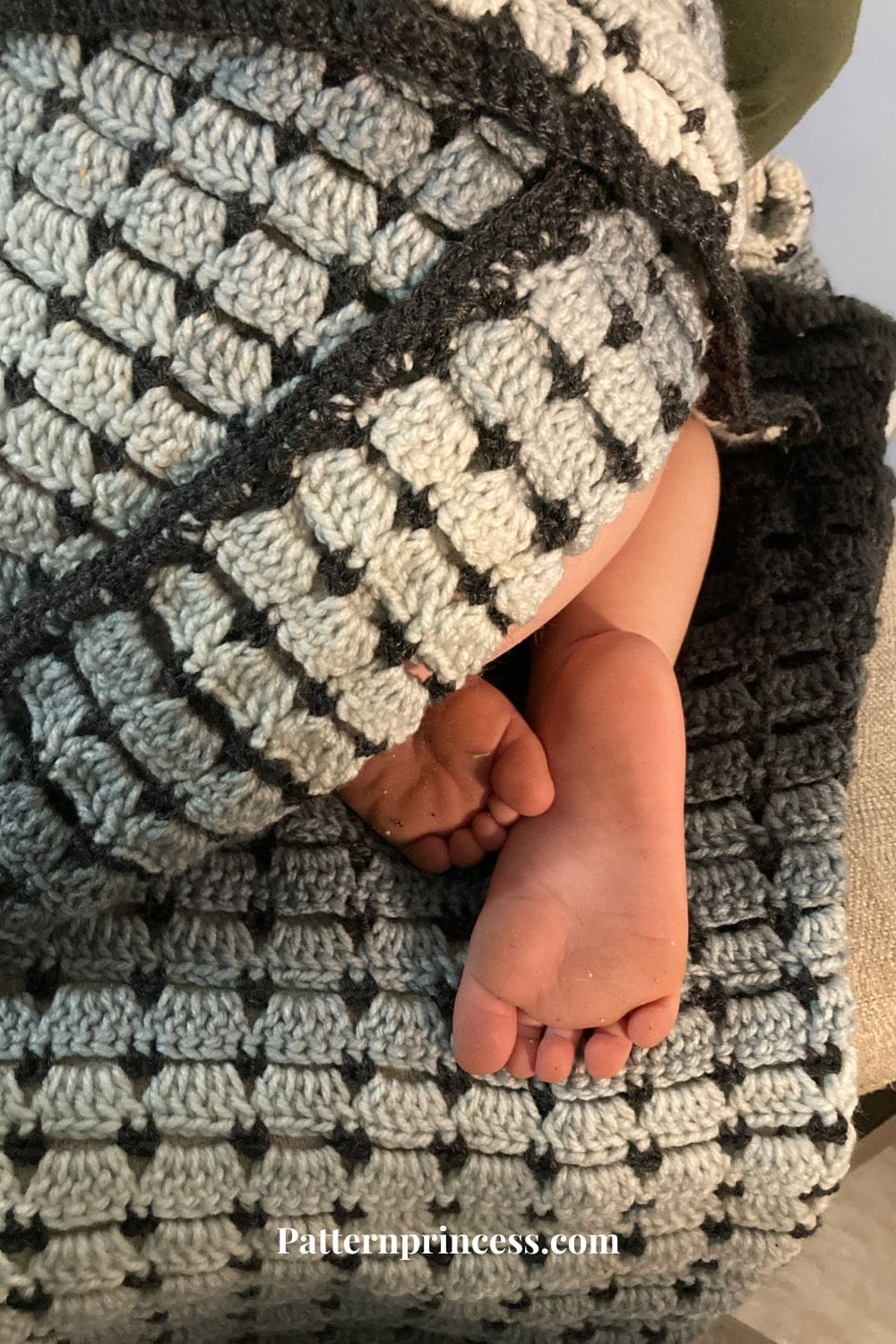 Hidden Heart Stitch Crochet Blanket – Easy Block Stitch Gradient Pattern