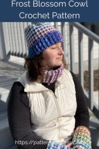 Frost Blossom Cowl Crochet Pattern