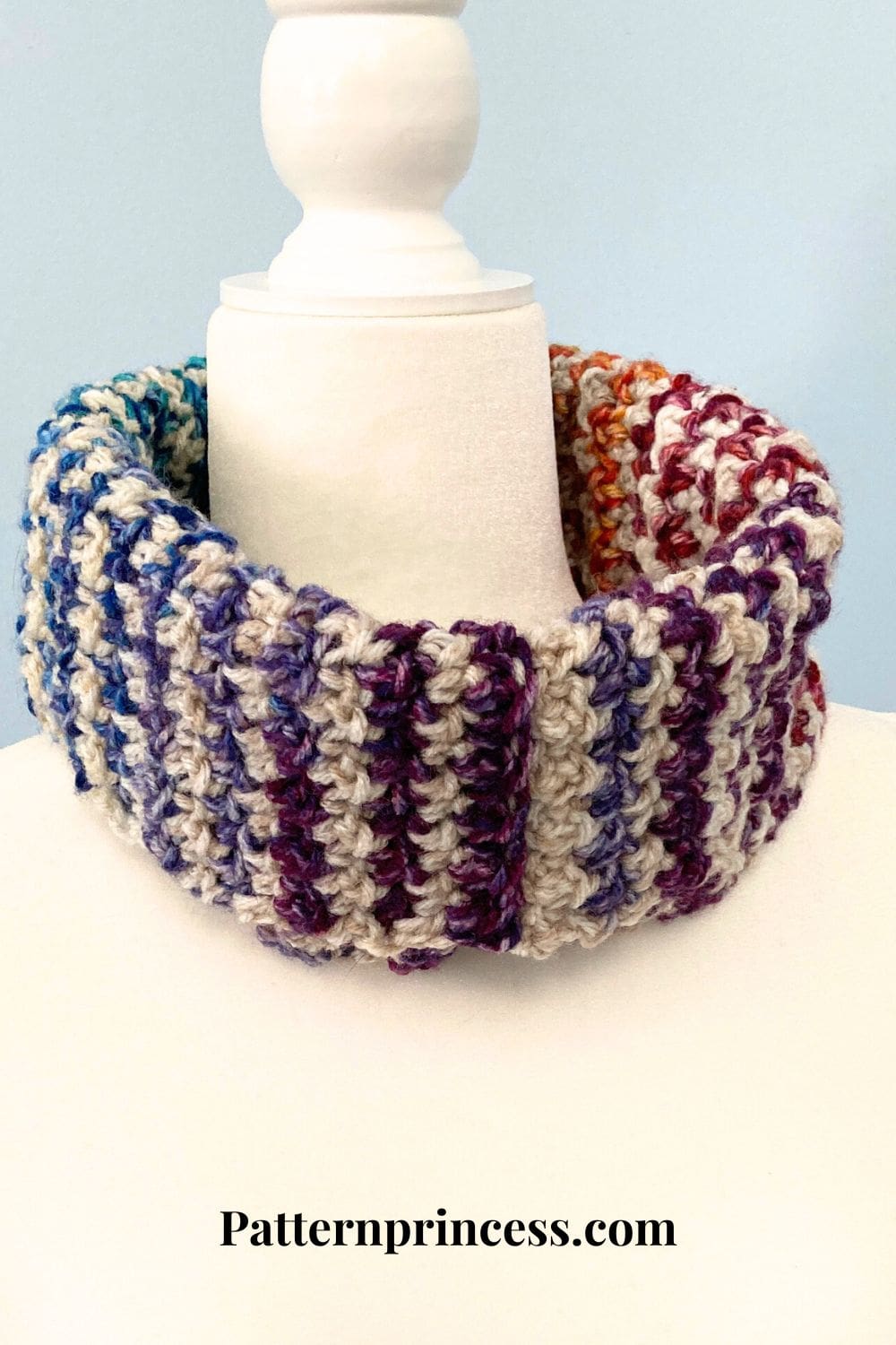 Striped Cowl Pattern