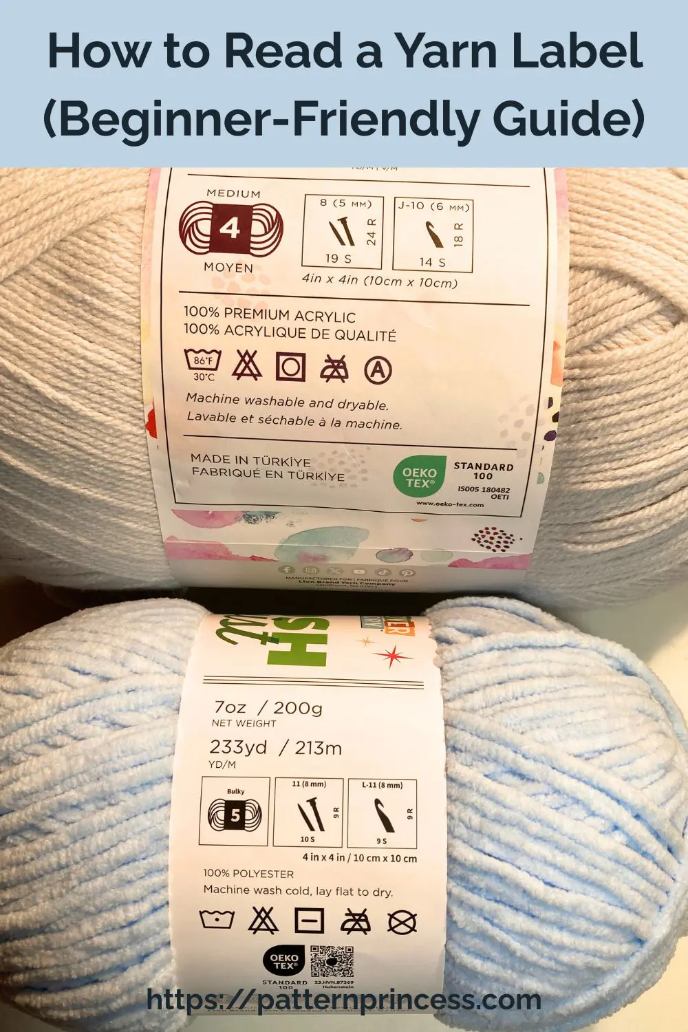 How to Read a Yarn Label (Beginner-Friendly Guide)