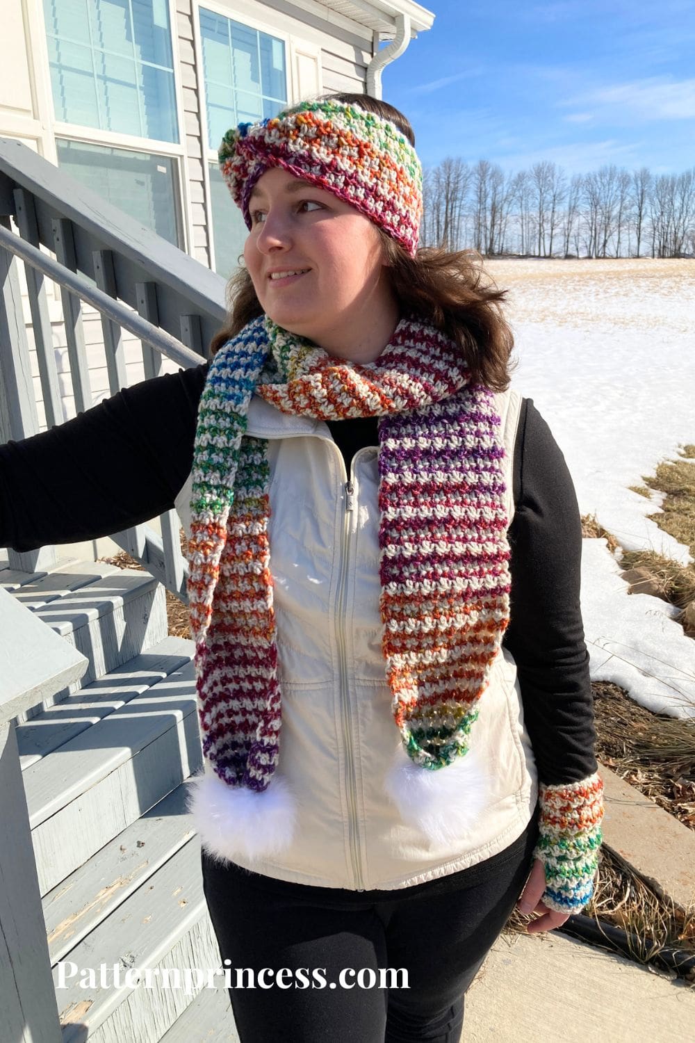 Lemon Peel Stitch Scarf Accessory