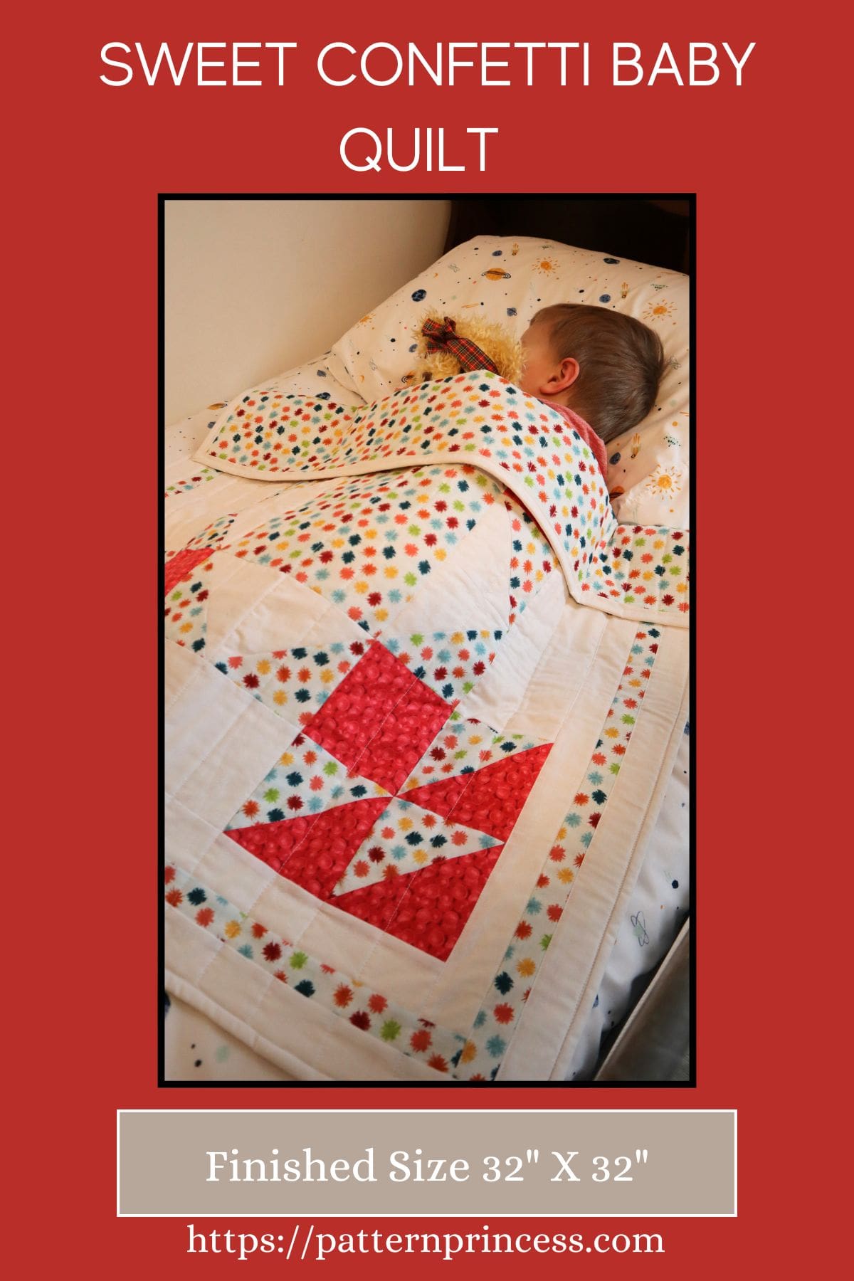 Sweet Confetti Baby Quilt