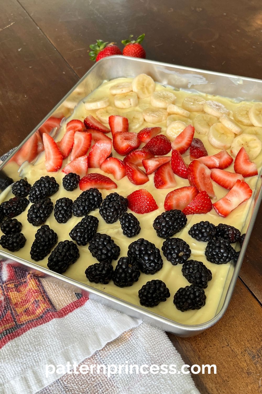 20 Minute Creamy Fruit Dessert