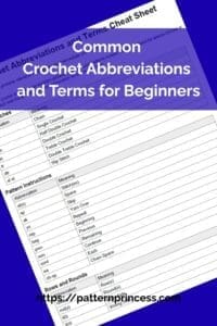 Common Crochet Abbreviations and Terms for Beginners
