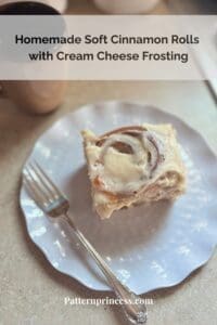 Homemade Soft Cinnamon Rolls with Cream Cheese Frosting