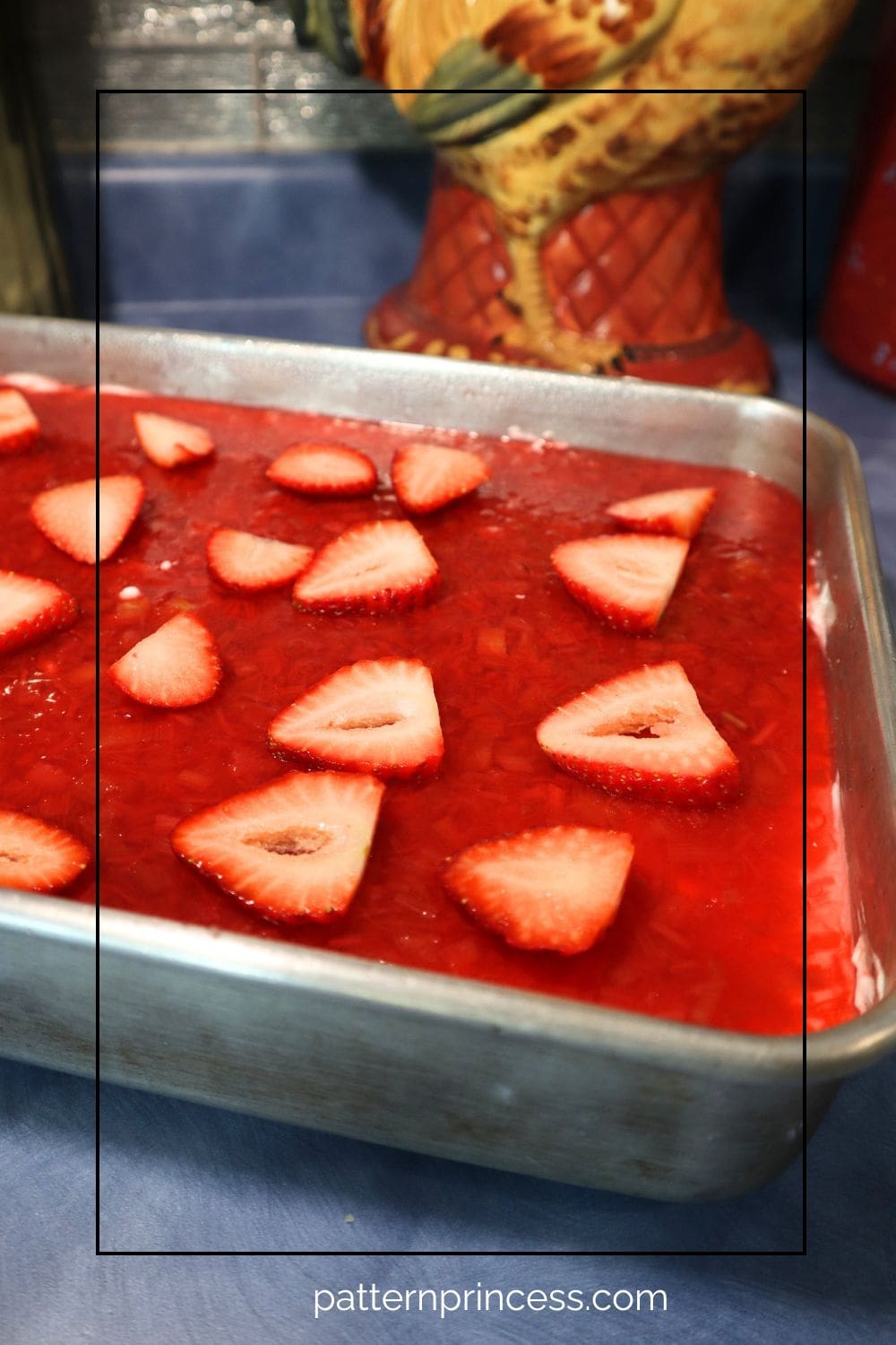 Strawberry Rhubarb Cheesecake Dessert