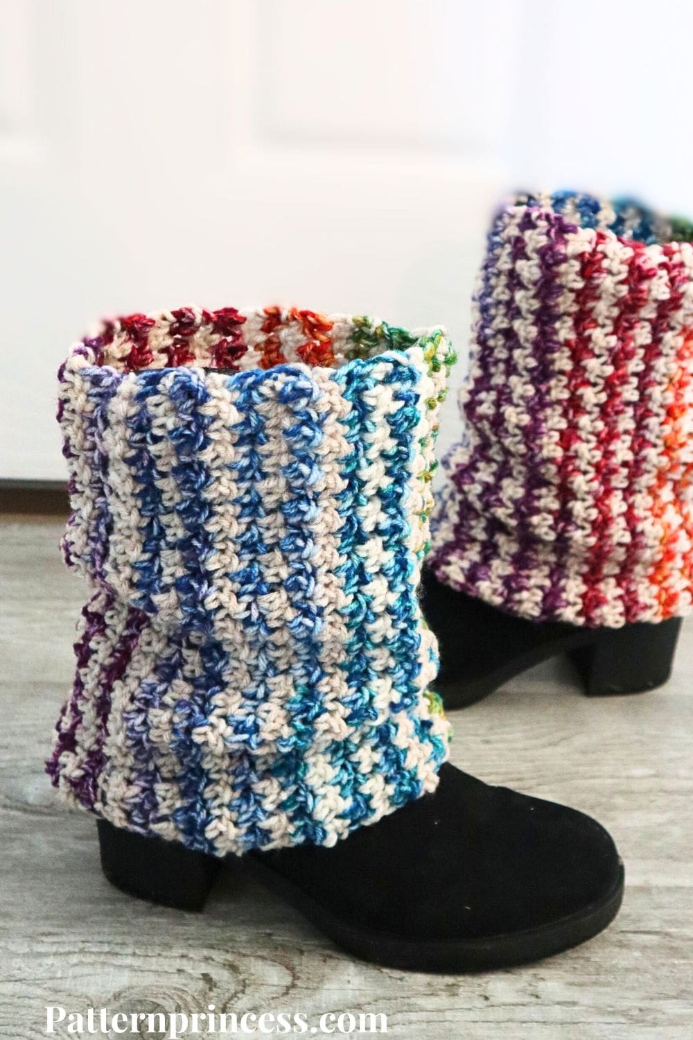 Beautiful Striped Leg Warmers