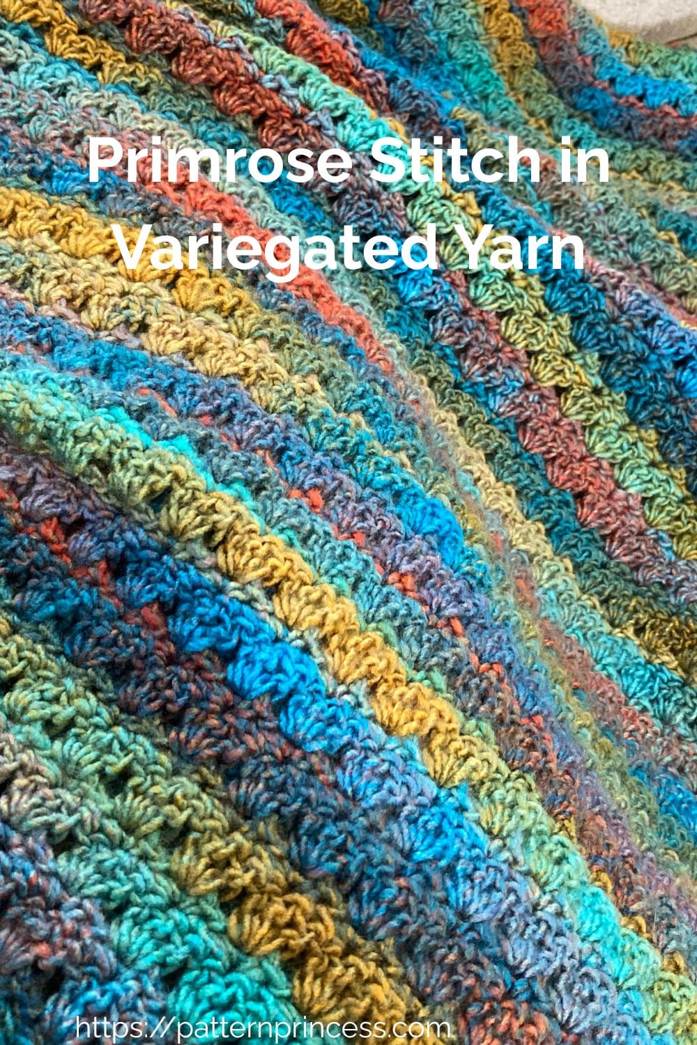 Primrose Stitch in Variegated Yarn