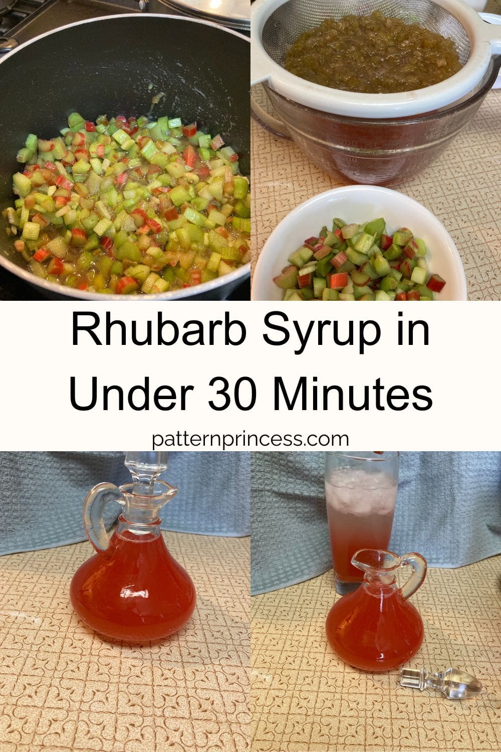 Rhubarb Syrup in Under 30 Minutes