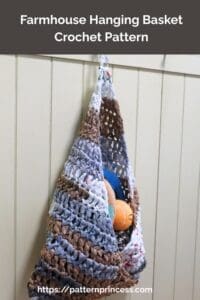 Farmhouse Hanging Basket Crochet Pattern