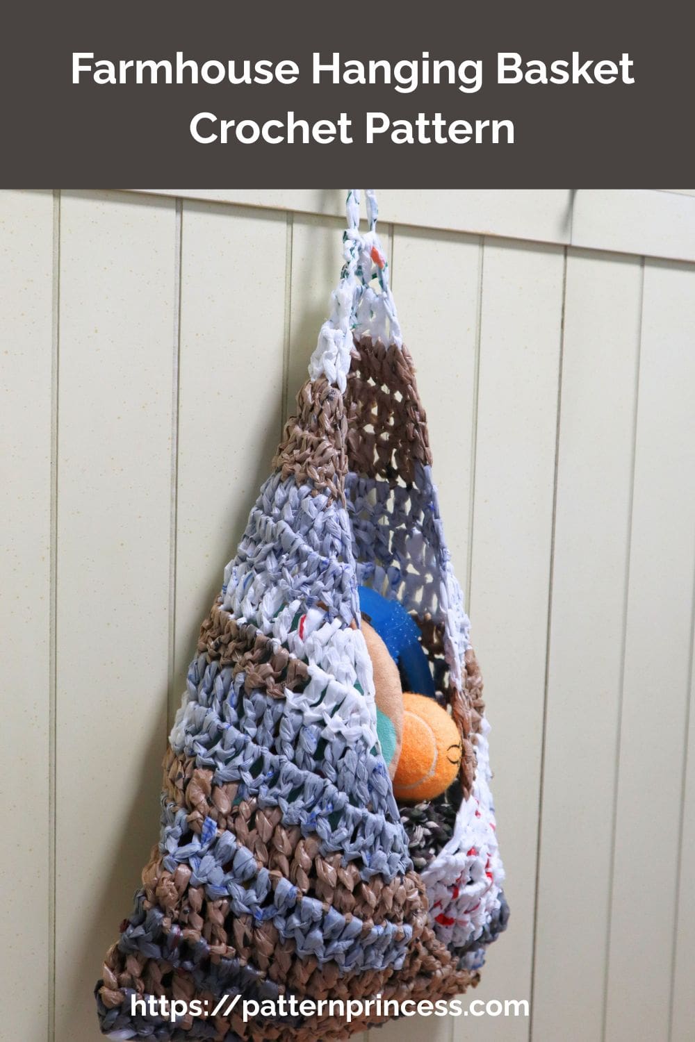 Farmhouse Hanging Basket Crochet Pattern